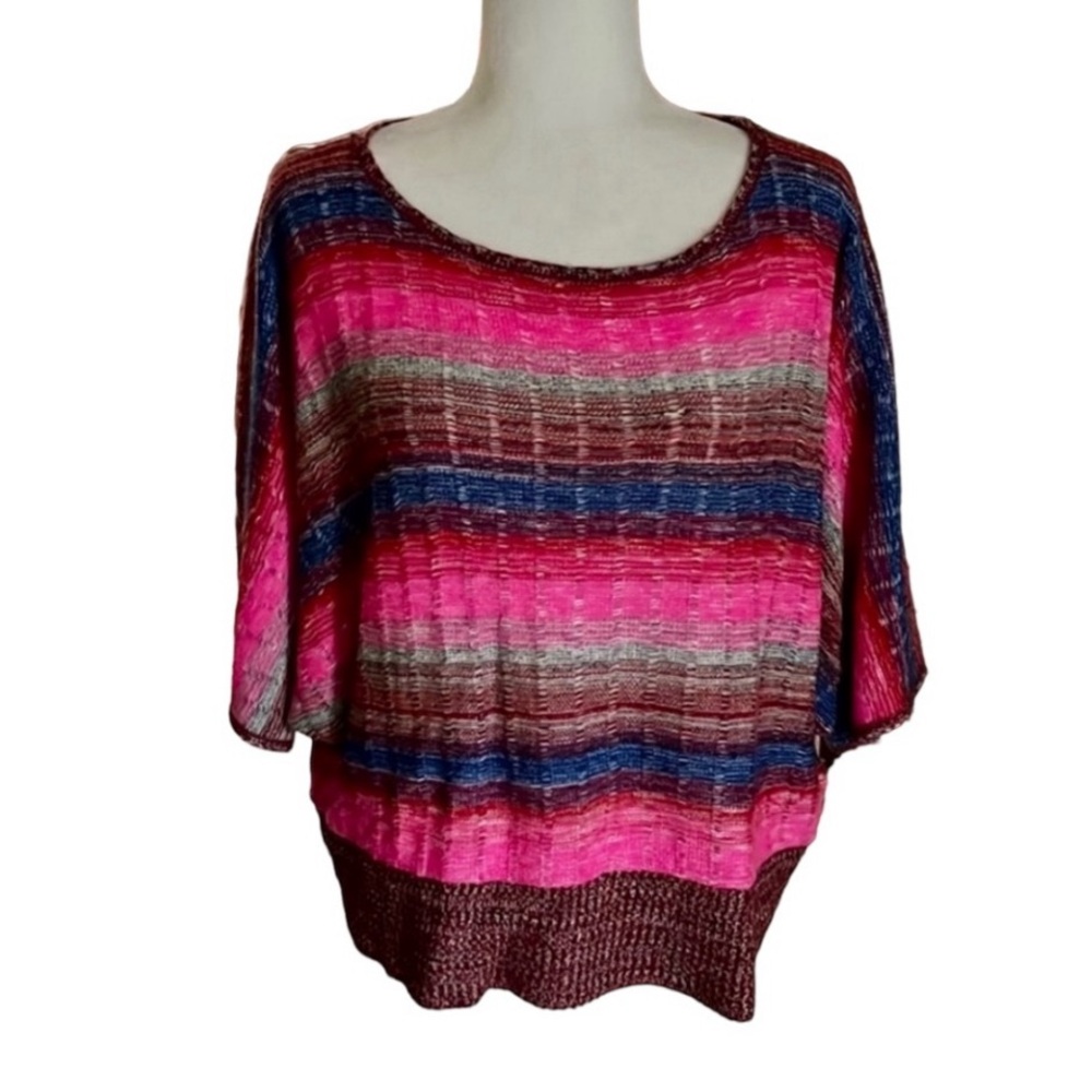Two One Two New York Multi Stripe Knit Top